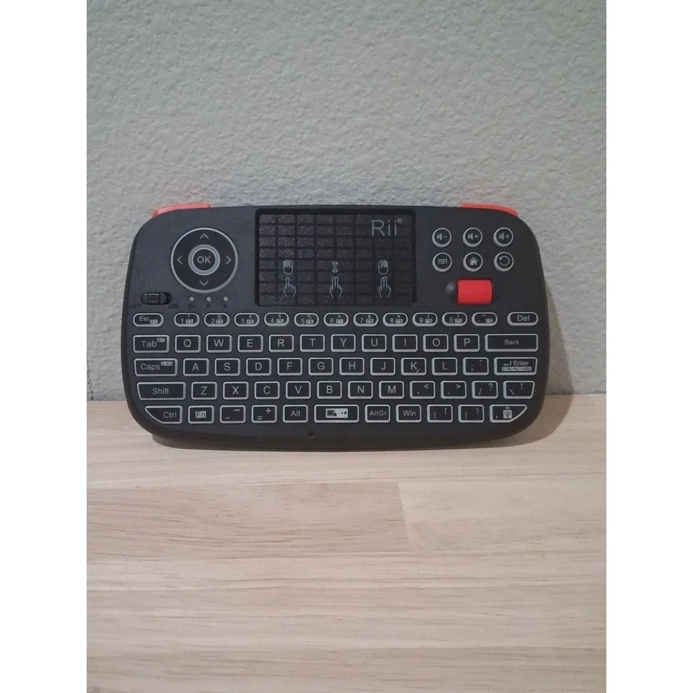 Rii i4 Wireless - Bluetooth Mini Keyboard with Backlight and dongle